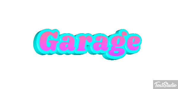 Garage Efecto de texto