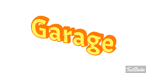 Garage Efecto de texto