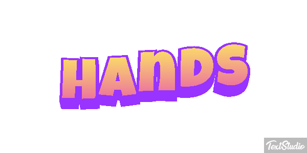 Hands Effetto testo