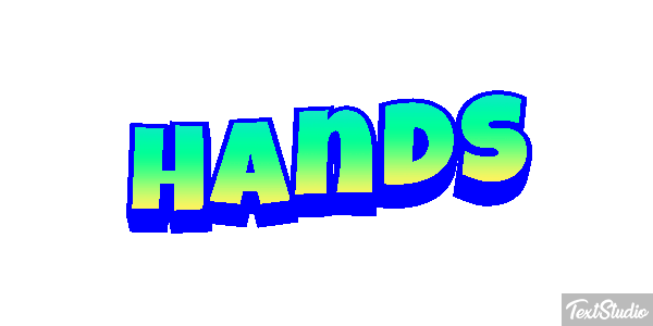 Hands Effetto testo