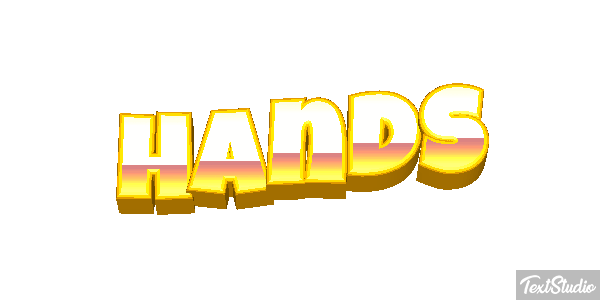 Hands Effetto testo