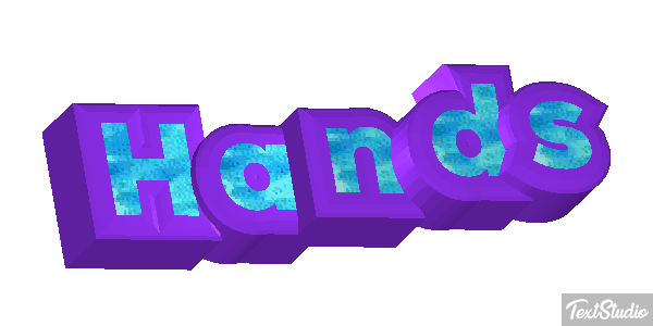 Hands Effetto testo