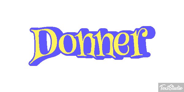 Donner Effetto testo