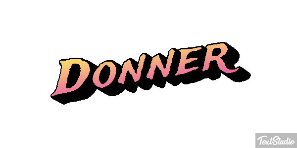 Donner Effetto testo