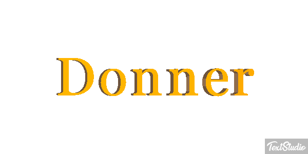 Donner Effetto testo