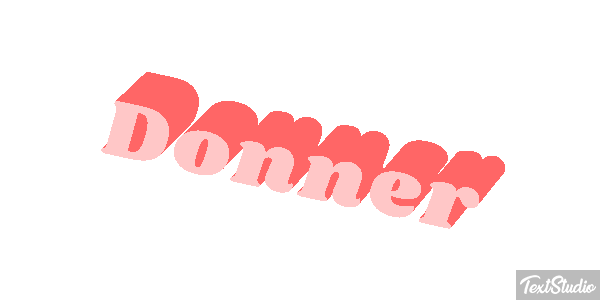 Donner Effetto testo