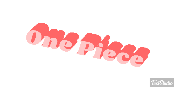 One Piece Effet de texte