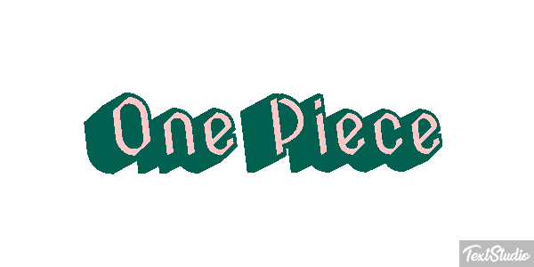 One Piece Effet de texte
