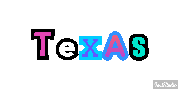 Texas Effetto testo