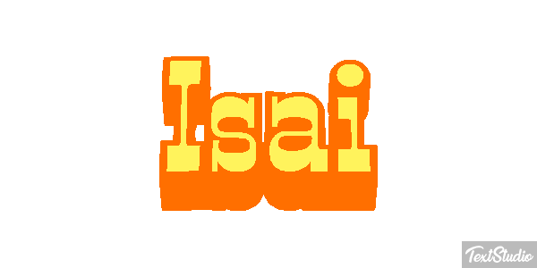Isai Текстовый эффект