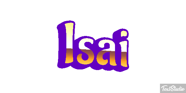 Isai Текстовый эффект