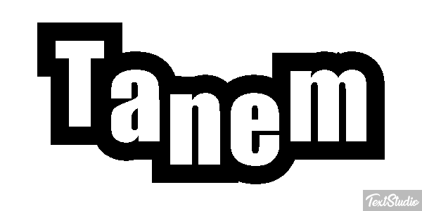 Tanem Tekst effect
