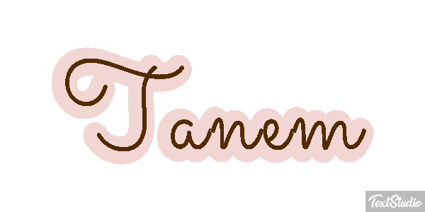 Tanem Tekst effect