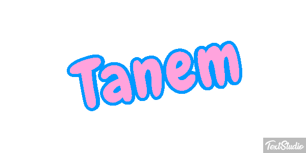 Tanem Tekst effect