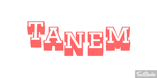 Tanem Tekst effect