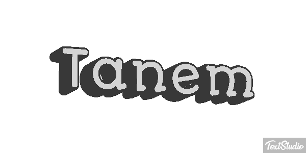 Tanem Tekst effect
