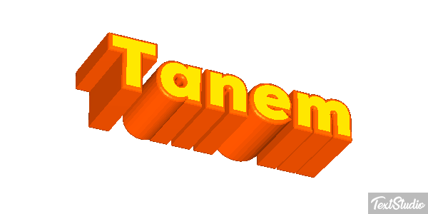 Tanem Tekst effect