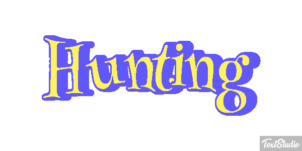 Hunting Efecto de texto