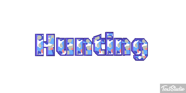 Hunting Efecto de texto
