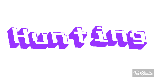 Hunting Efecto de texto