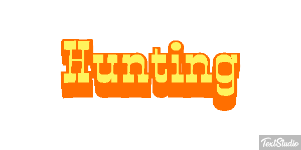 Hunting Efecto de texto