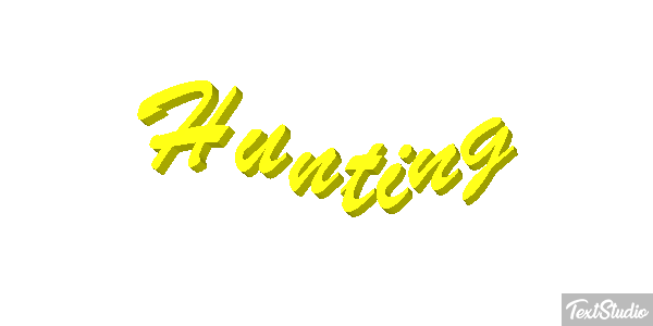 Hunting Efecto de texto