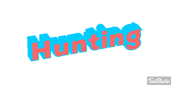 Hunting Efecto de texto