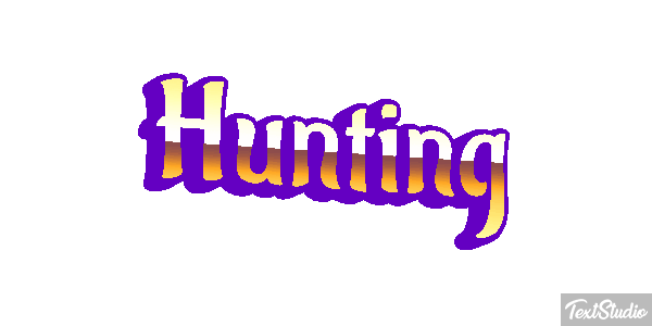 Hunting Efecto de texto