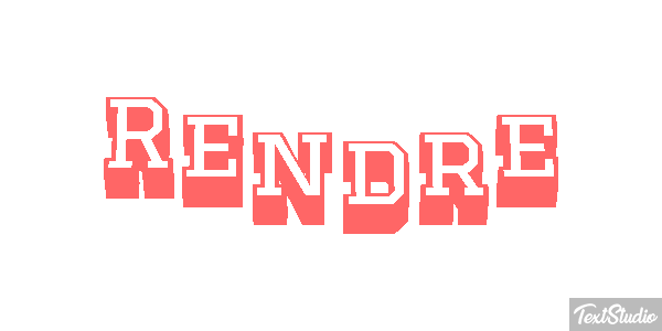Rendre Effet de texte