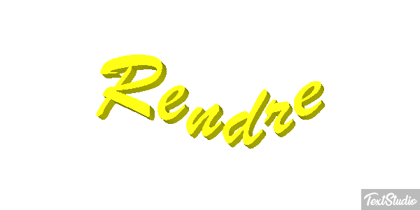 Rendre Effet de texte