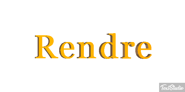 Rendre Effet de texte