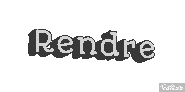 Rendre Effet de texte