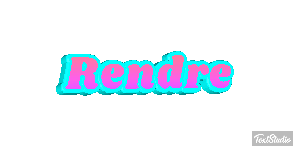 Rendre Effet de texte