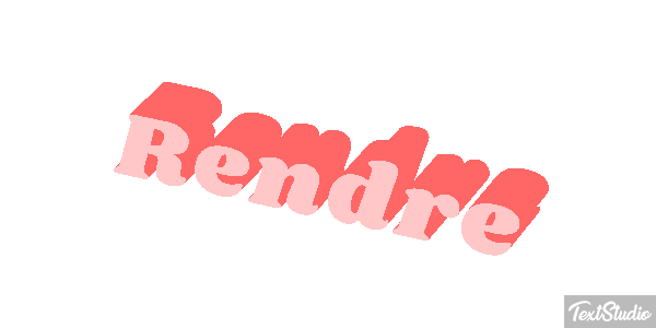 Rendre Effet de texte