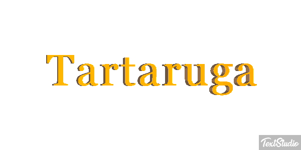 Tartaruga Effetto testo