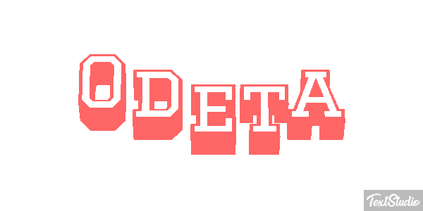 Odeta テキスト効果