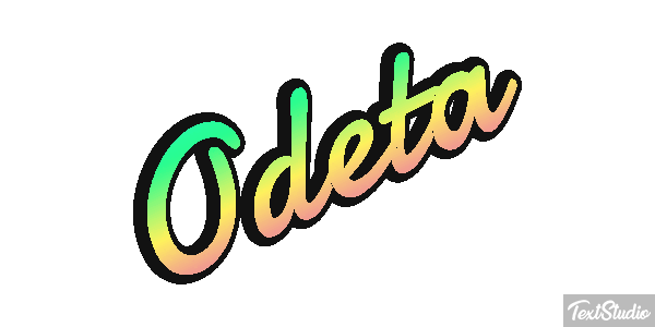 Odeta テキスト効果