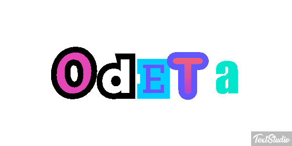 Odeta テキスト効果