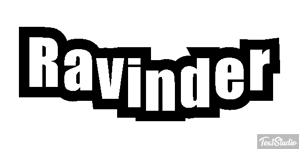 Ravinder Efecto de texto