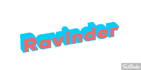 Ravinder Efecto de texto