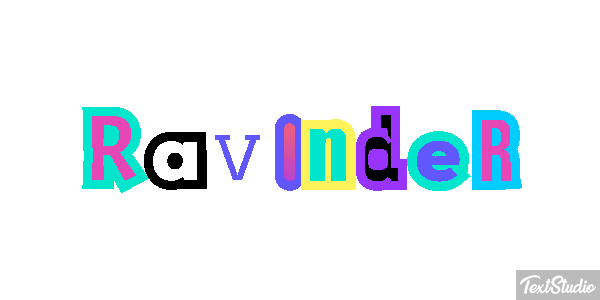 Ravinder Efecto de texto
