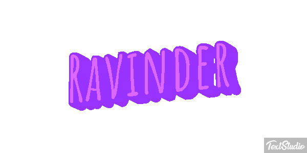Ravinder Efecto de texto