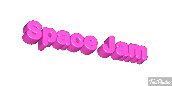 Space Jam Text effect