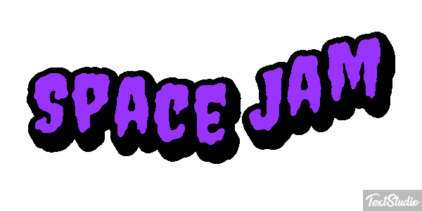 Space Jam Text effect