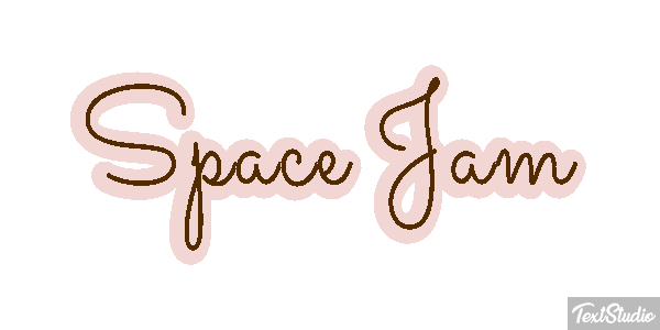 Space Jam Text effect