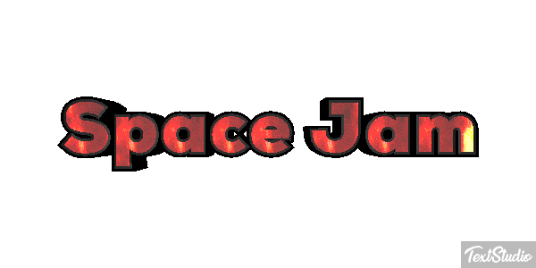 Space Jam Text effect