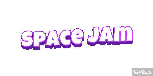 Space Jam Text effect