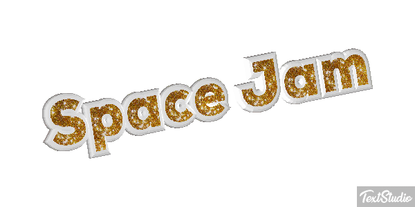 Space Jam Text effect