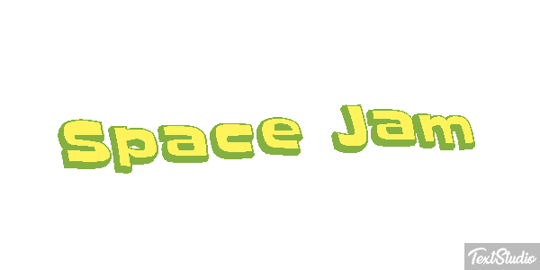 Space Jam Text effect