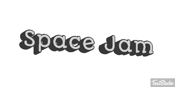 Space Jam Text effect
